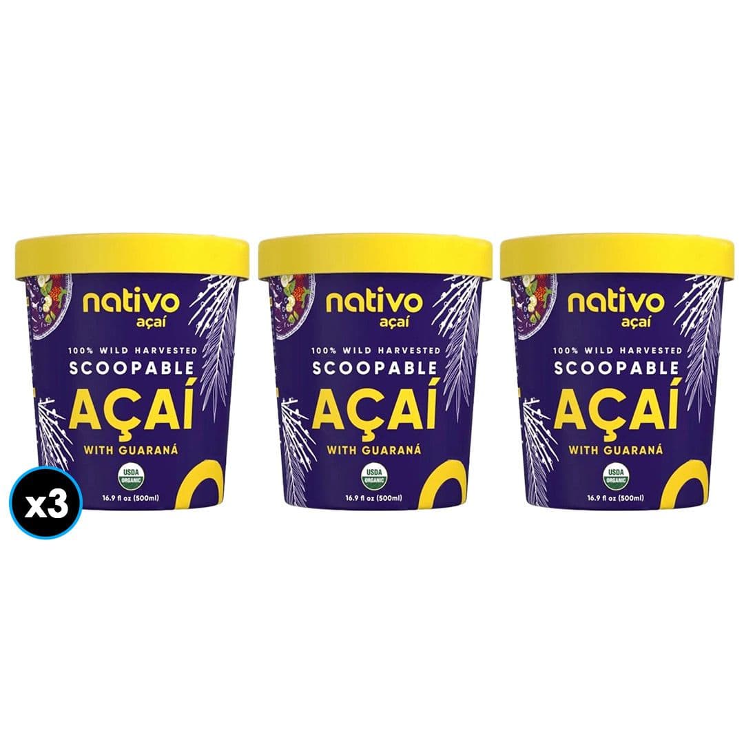 3x Helado de Acaí Nativo Orgánico 500 ml_1