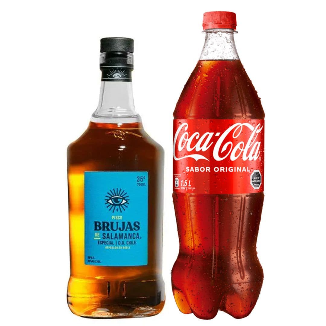 1X Pisco Brujas de Salamanca Especial 35° 700cc + 1X Bebida Coca Cola 1.5 L_1