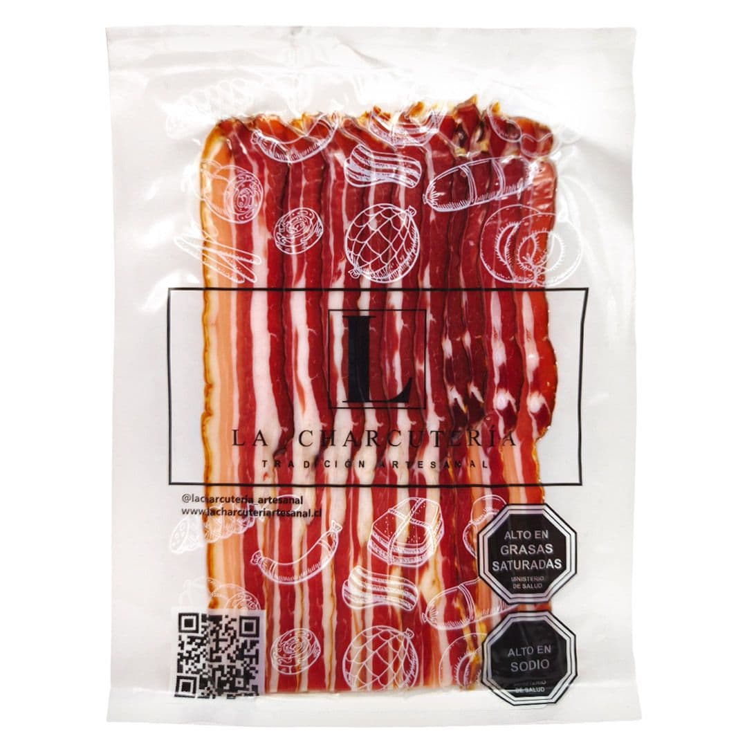 Pancetta Ahumada Madurada La Charcutería Artesanal 100 gr._1