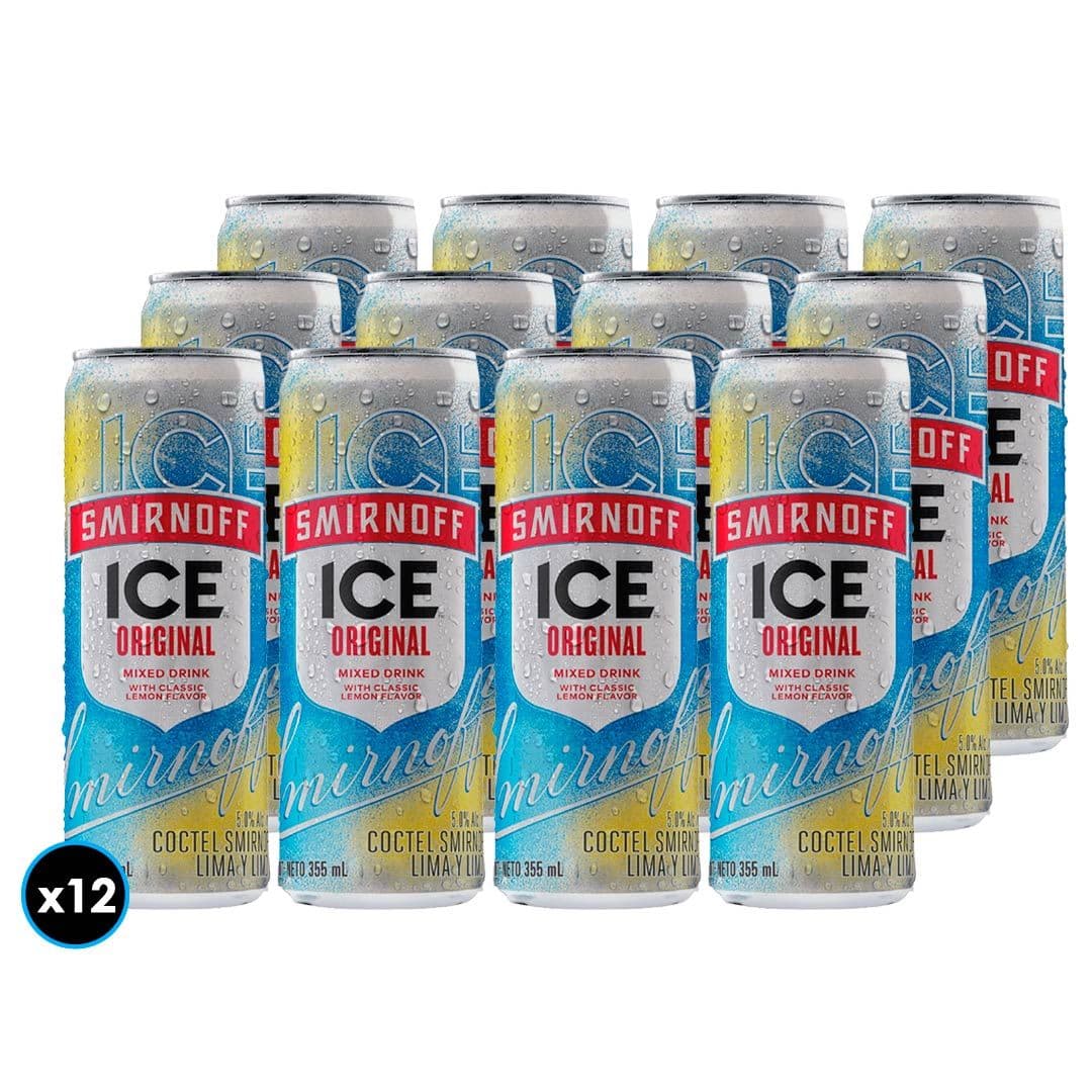 12x Vodka Smirnoff Ice Original Lata 355cc 5°alc._1