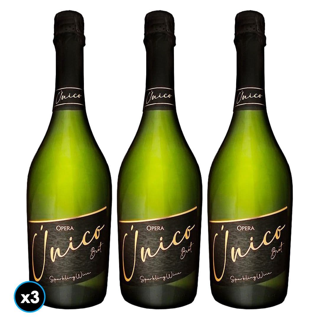 3x Espumante Opera Único Brut 750cc_1