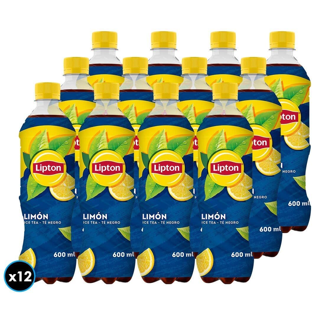 12x Té Helado Lipton Negro Limón 600cc_1