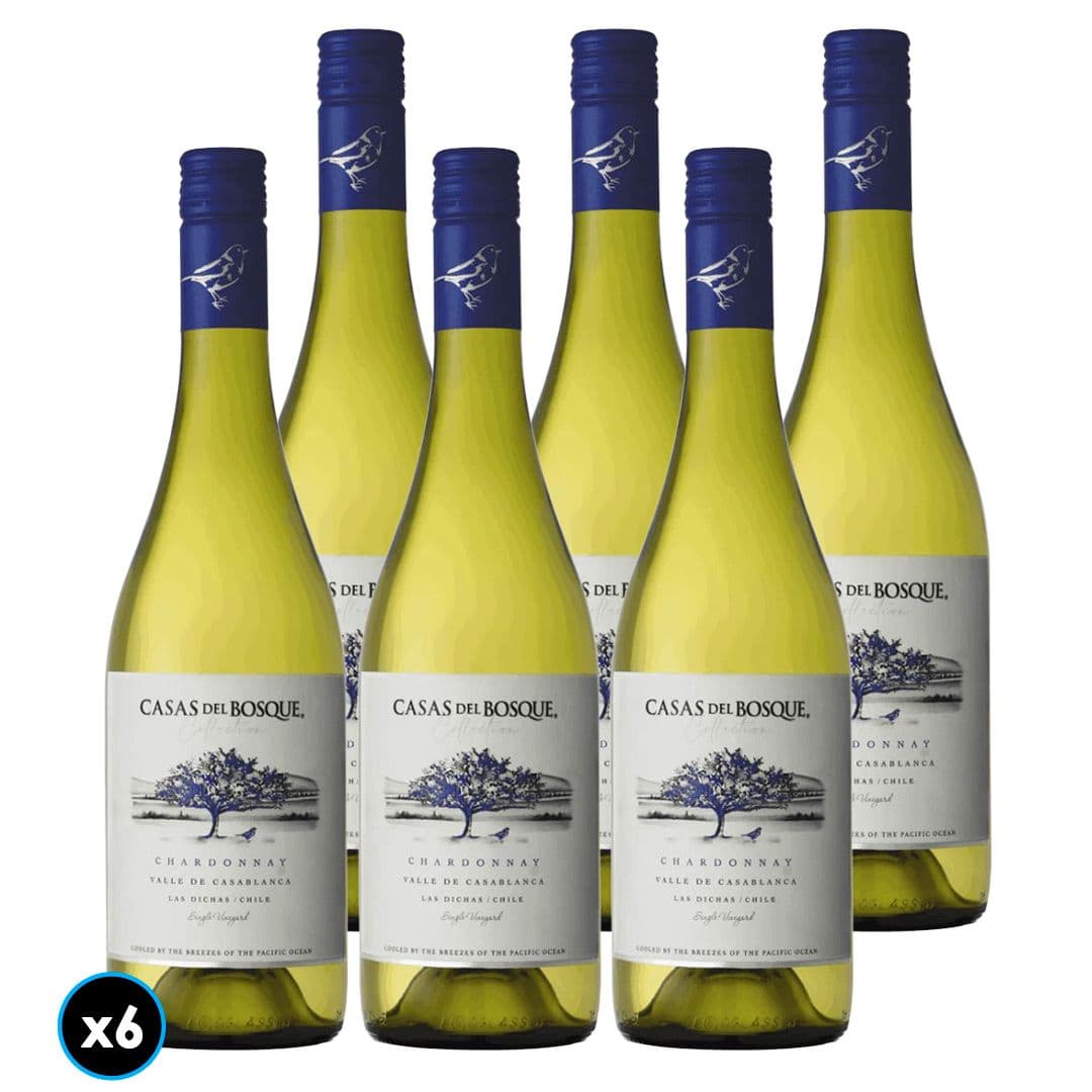 CAJA CASAS DEL BOSQUE COLLECTION (Chardonnay): 6x Vino Casas del Bosque Collection Chardonnay 750cc_1