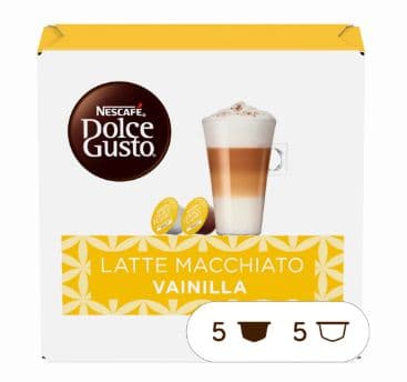 Cápsulas Café Nescafé Dolce Gusto Latte Macchiato Vainilla (10 Cápsulas)_1