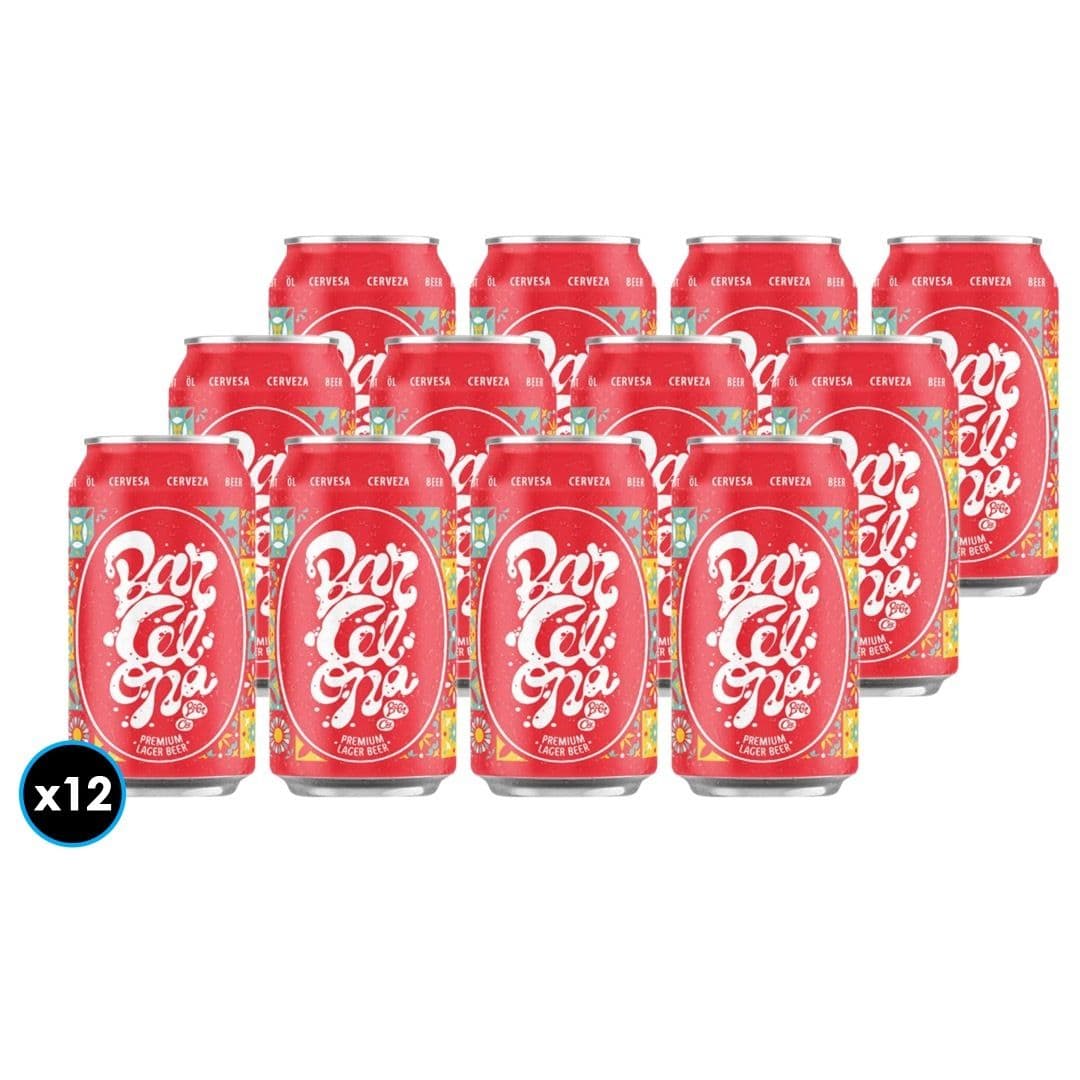 12x Cerveza Barcelona Lager 330cc 4°alc._1