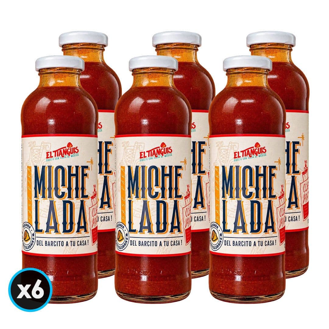 6x Mix Michelada El Tianguis Clamato Botella 475cc_1