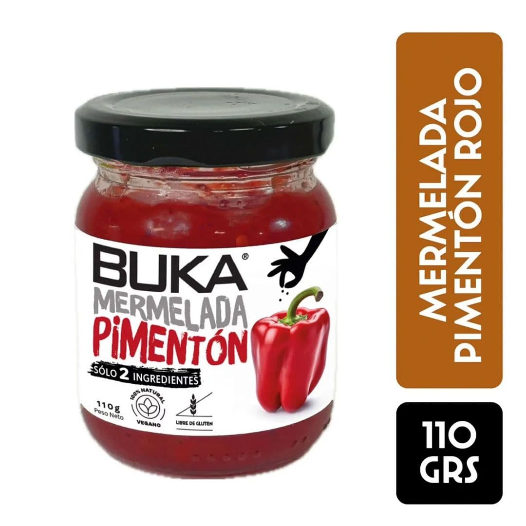 Mermelada Buka Pimentón Rojo 110 grs._1