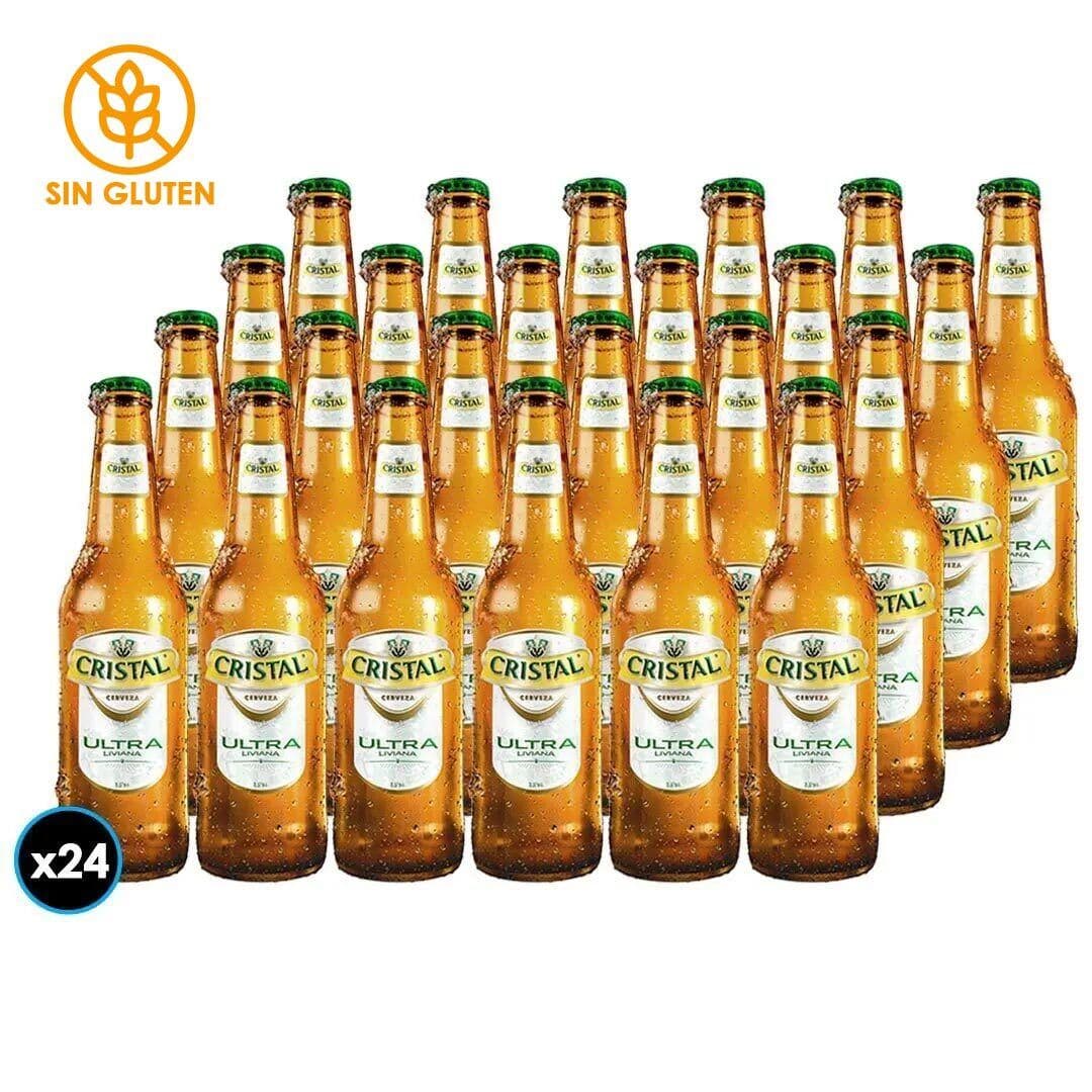 24x Cerveza Cristal Ultra Sin Gluten Botella 355cc_1