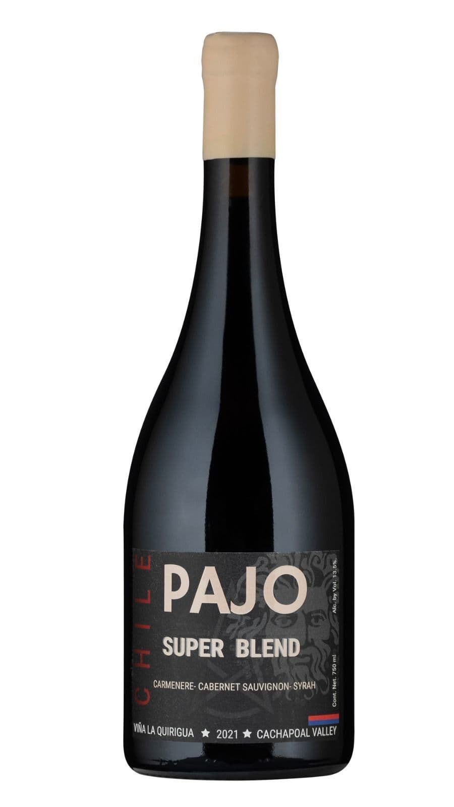Vino La Quirigua Pajo Super Blend (Carmenere, Syrah, Cabernet Sauvignon) 750cc_1