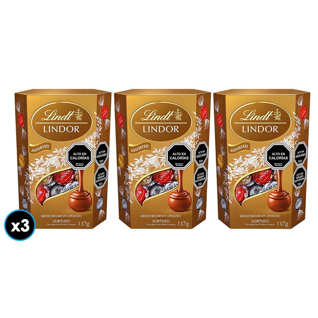 3x Bombones Lindt Corne Surtido 137 grs._1