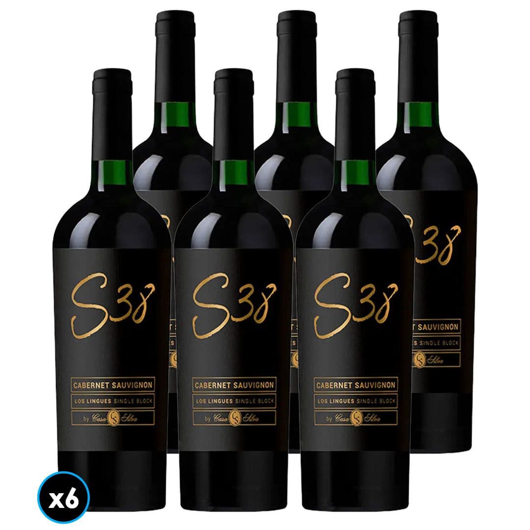 CAJA CASA SILVA S38 (Cabernet Sauvignon): 6x Vino Casa Silva S38 Cabernet Sauvignon 750cc_1