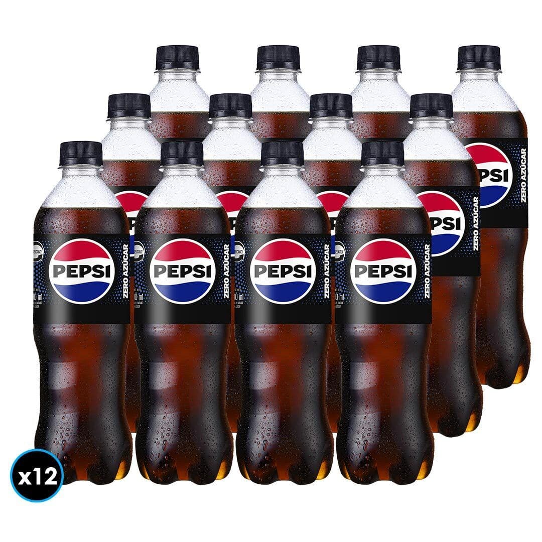 12x Bebida Pepsi Zero 600cc_1