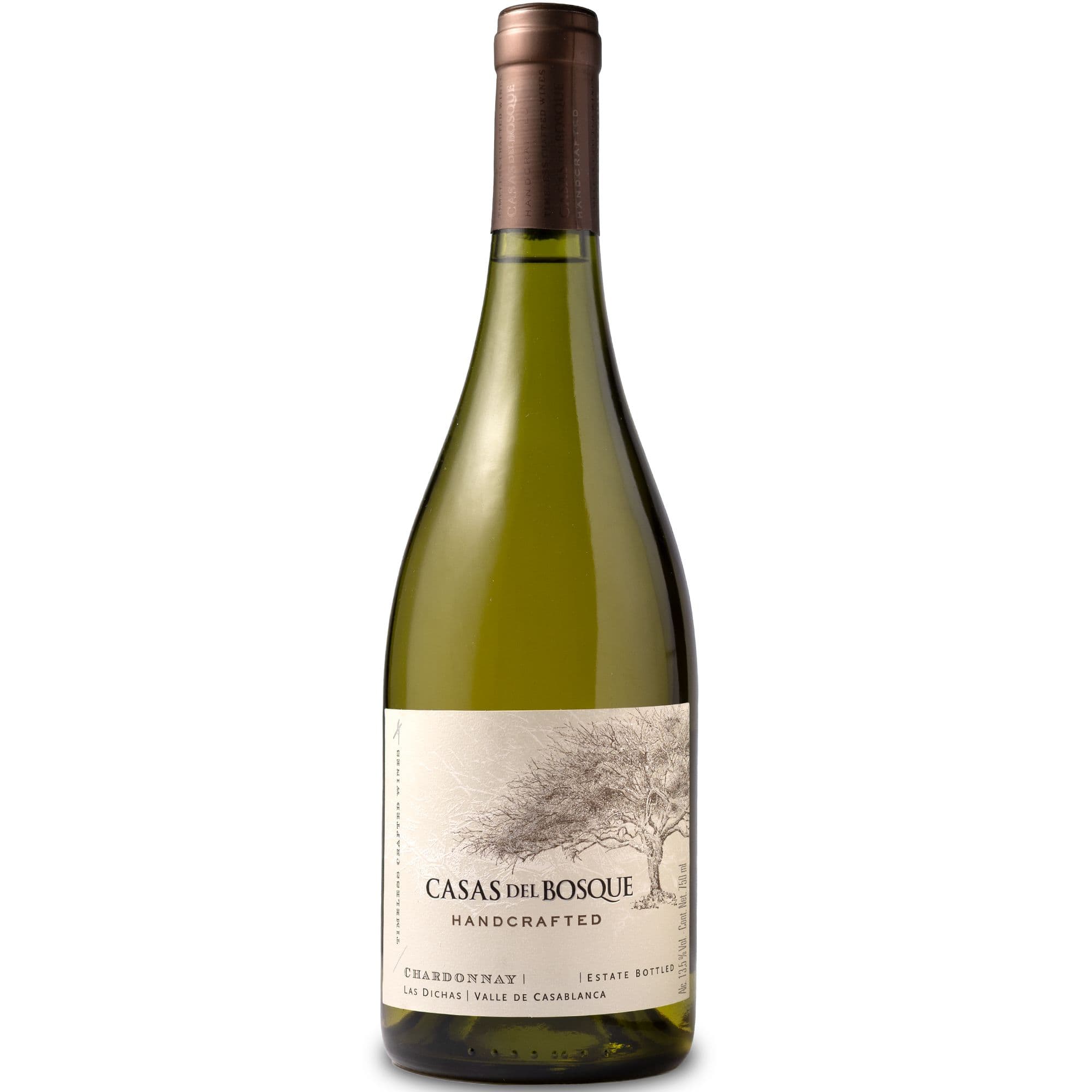 Vino Casas del Bosque Handcrafted Chardonnay 750cc_1