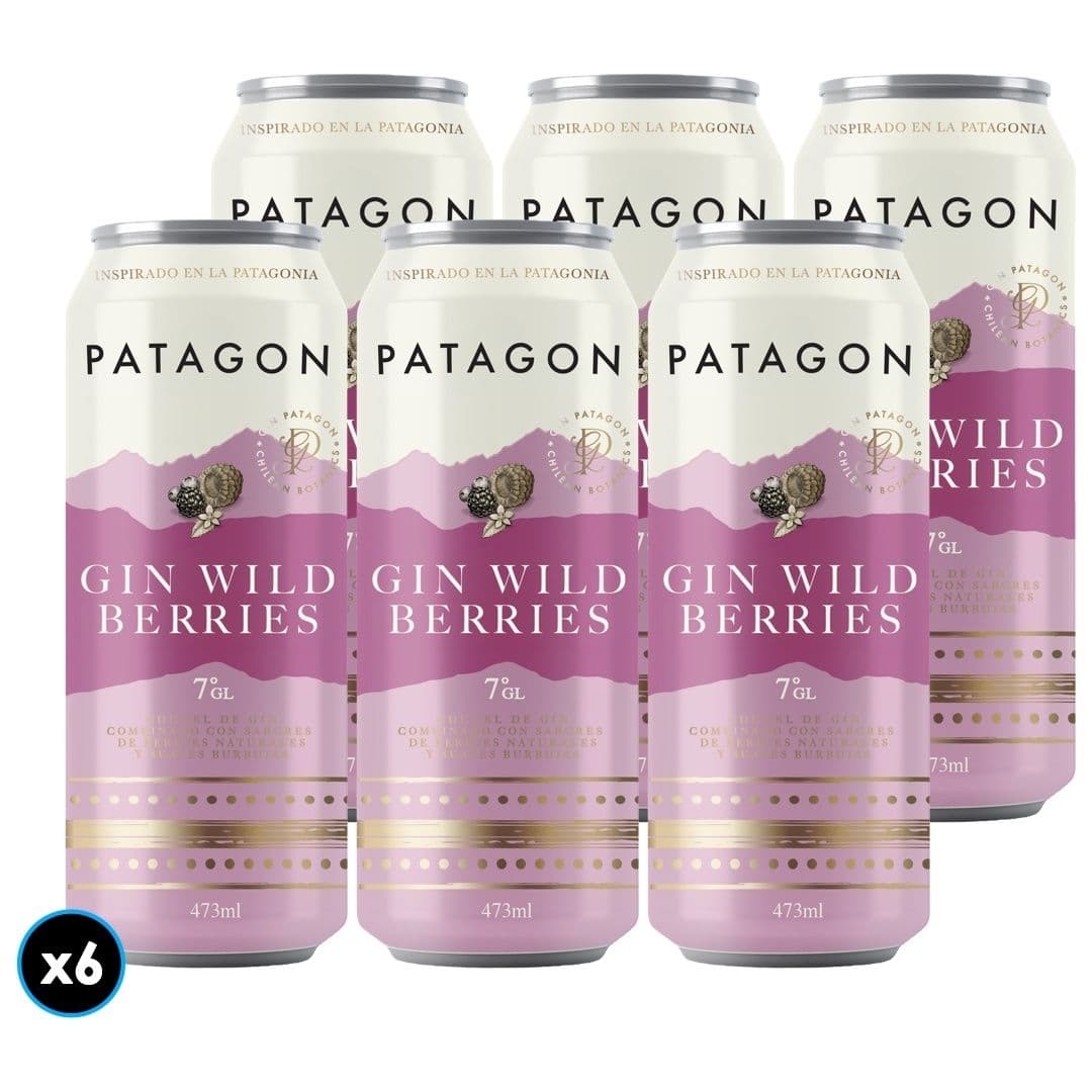 6x Gin Patagon Berries 473cc 7° Alc._1