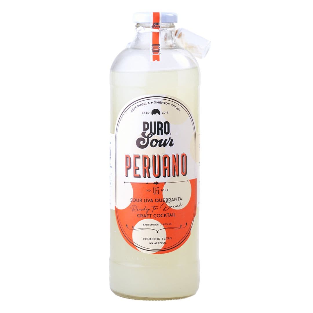 Pisco Sour Puro Sour Peruano 1L 14°alc._1