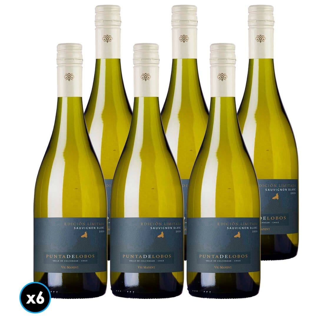 6x Vino Viu Manent Punta de Lobos Edición Limitada Sauvignon Blanc 750cc_1