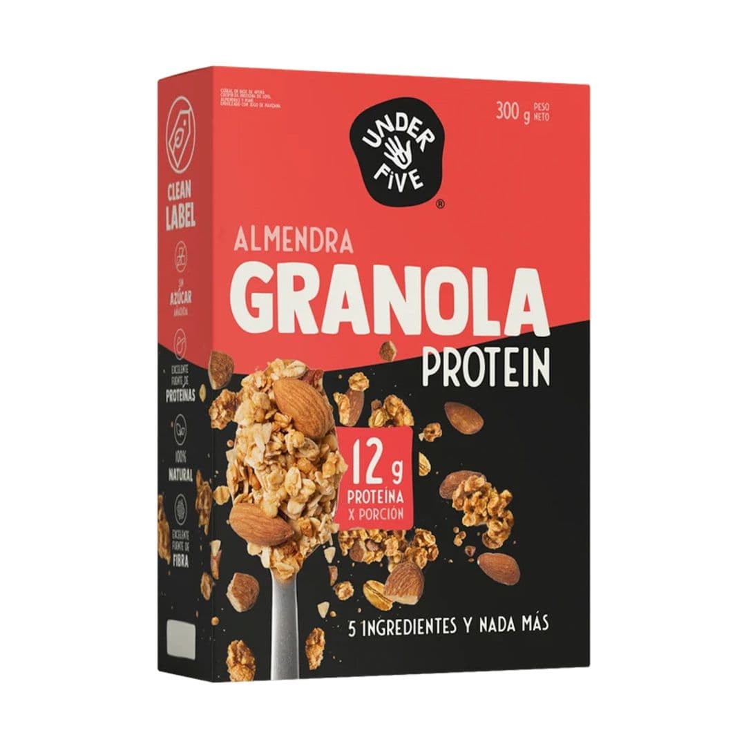 Granola Proteica Underfive Almendra Crunch 300 grs._1