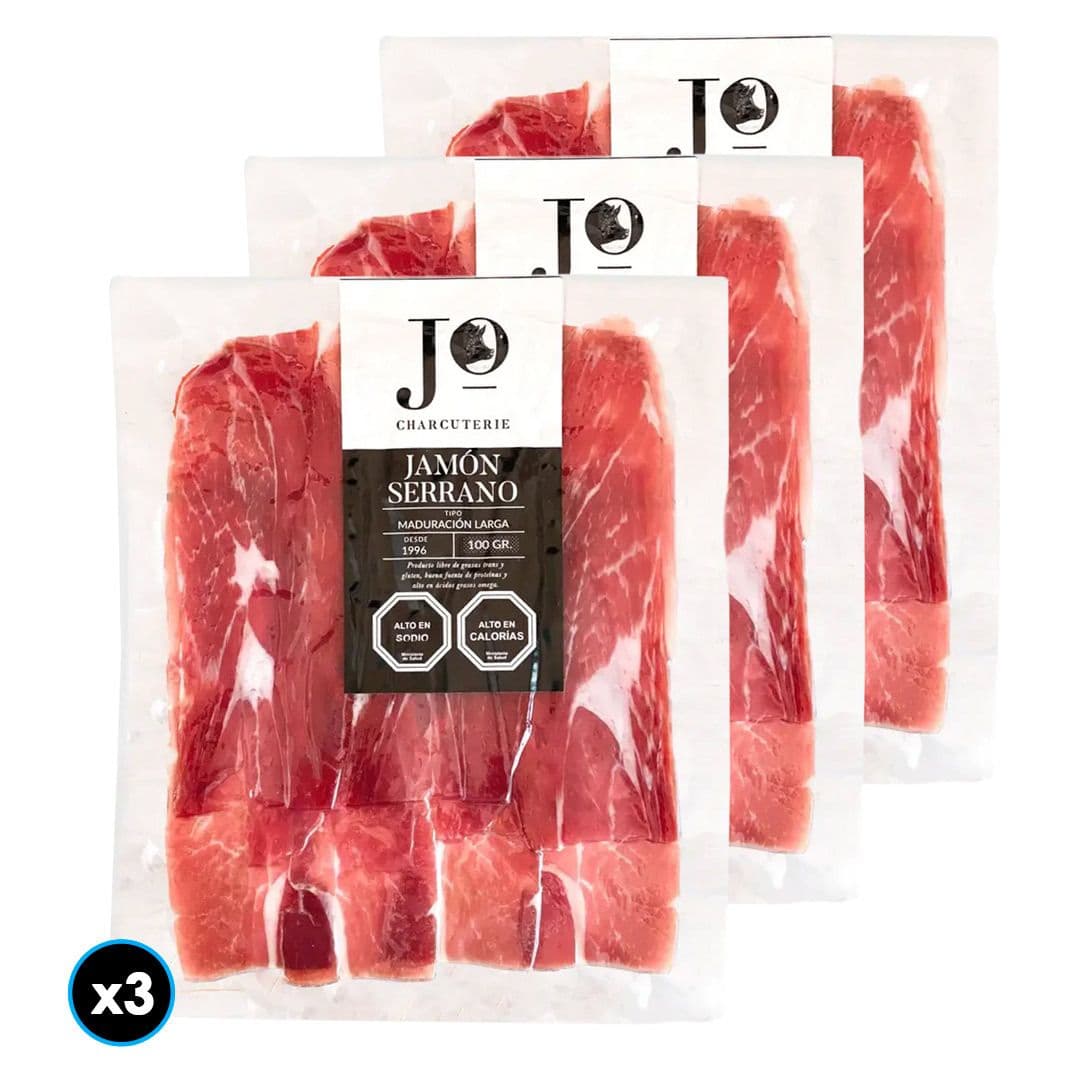 3x Jamón Serrano JO Charcuterie 100 grs._1