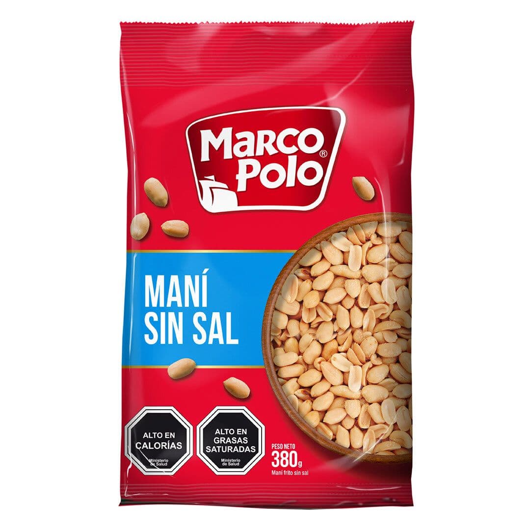 Maní Marco Polo Sin Sal 380 grs._1