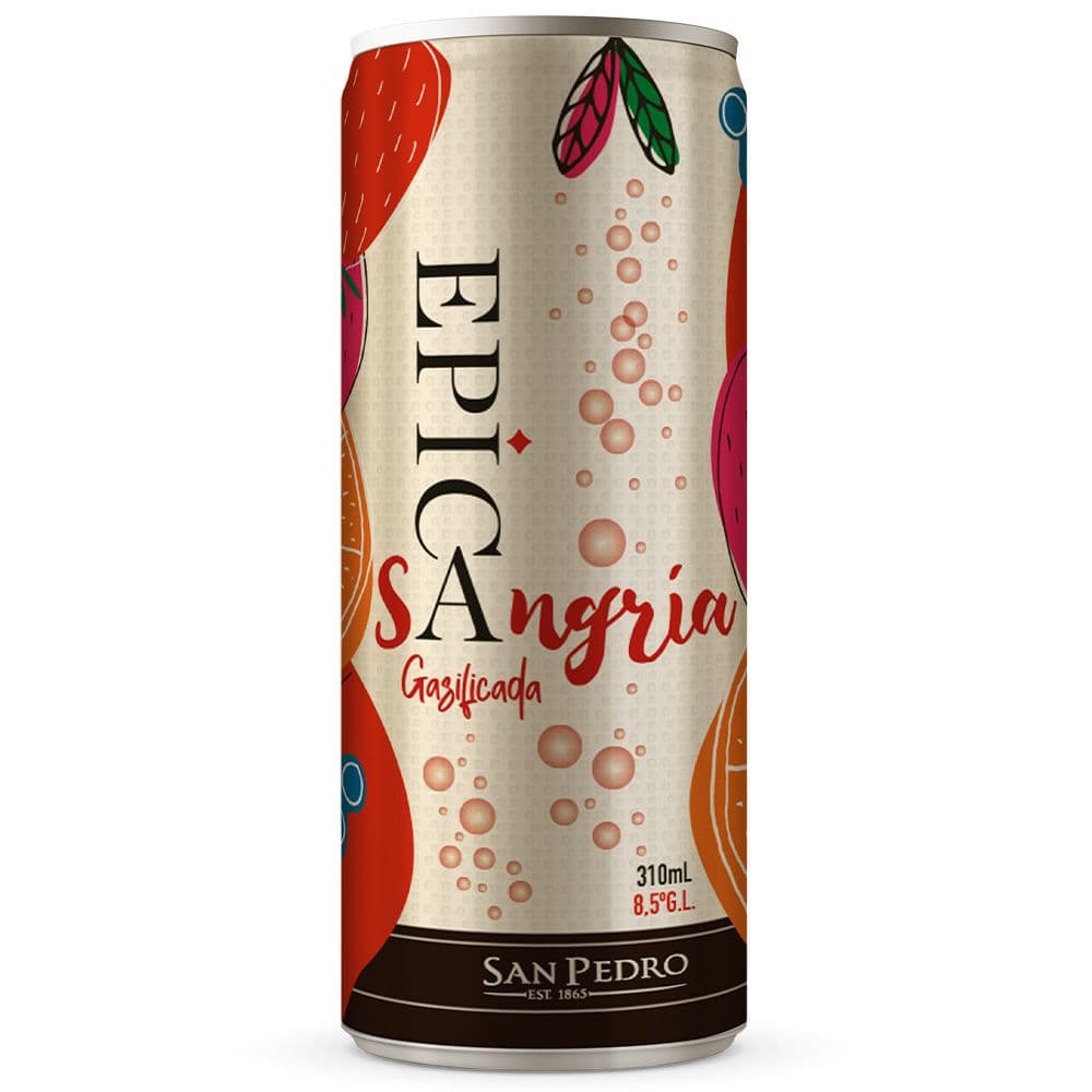 Sangría Épica Gasificada Lata 310cc 8,5°alc._1
