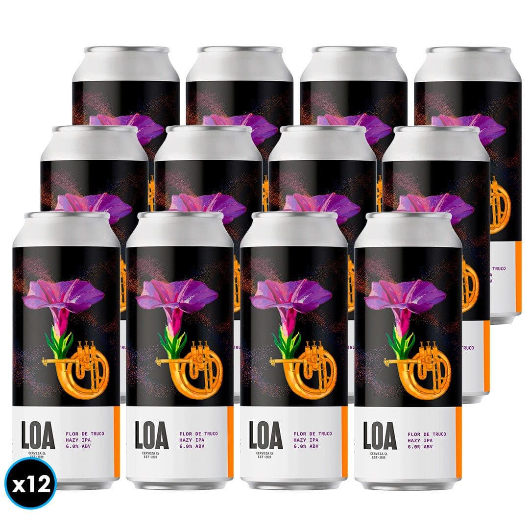 12x Cerveza Loa Flor de Truco Hazy IPA 470cc_1