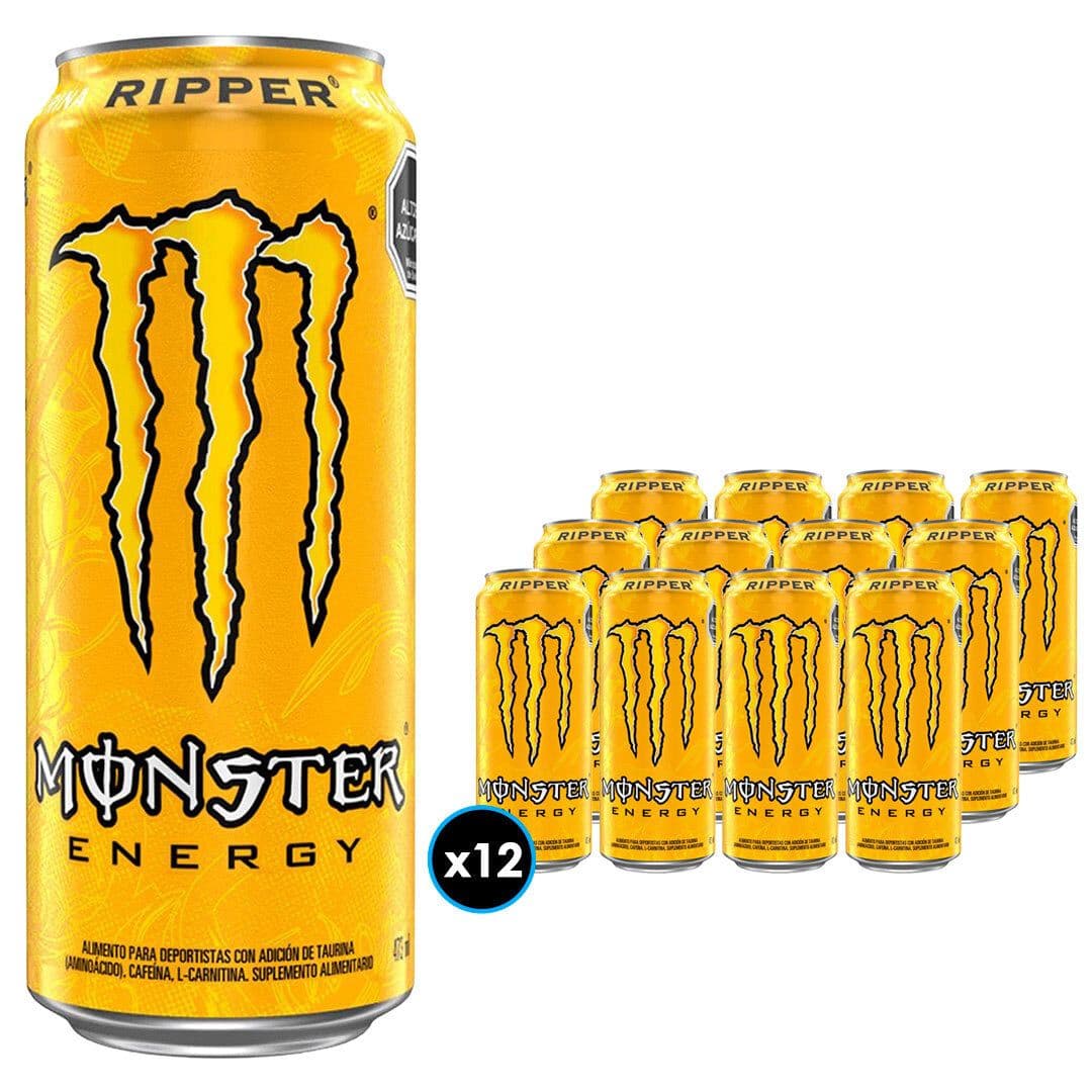 12x Energética Ripper Juice Monster Energy 473cc_1