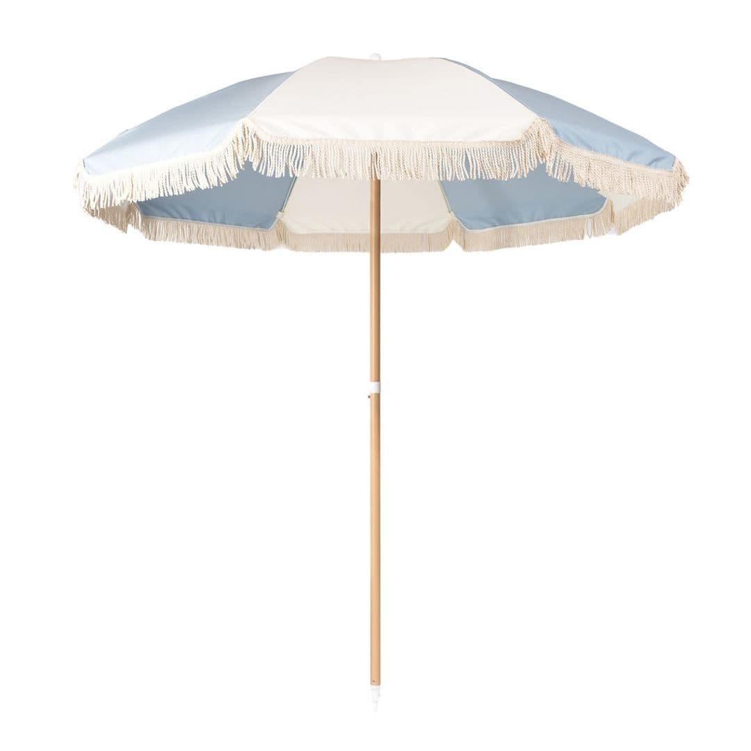 Quitasol de Playa Premium Classic Vintage DryHood Celeste_1