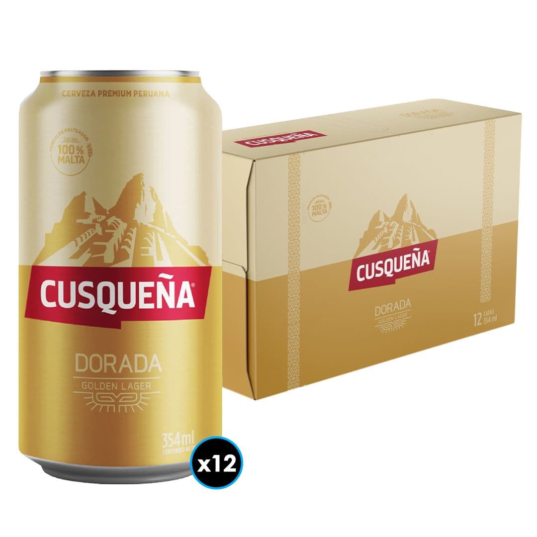 12x Cervezas Cusqueña en Lata 354cc_1
