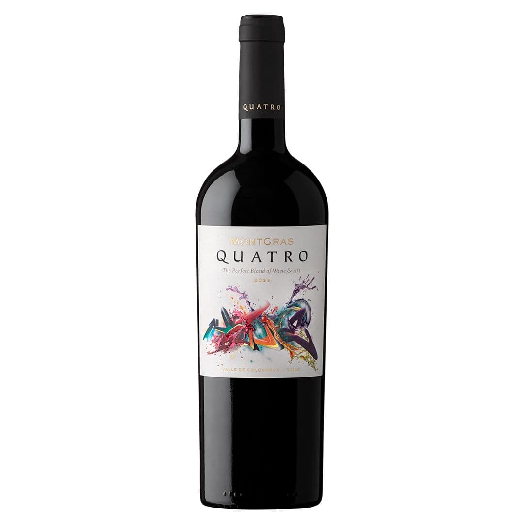 Vino Montgras Quatro Tinto Blend 750cc_1