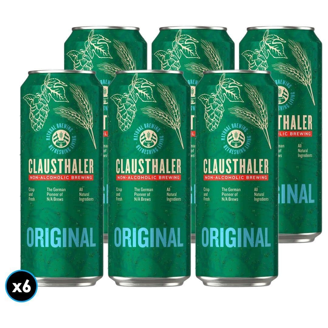6x Cerveza Clausthaler Sin Alcohol en Lata 500cc_1