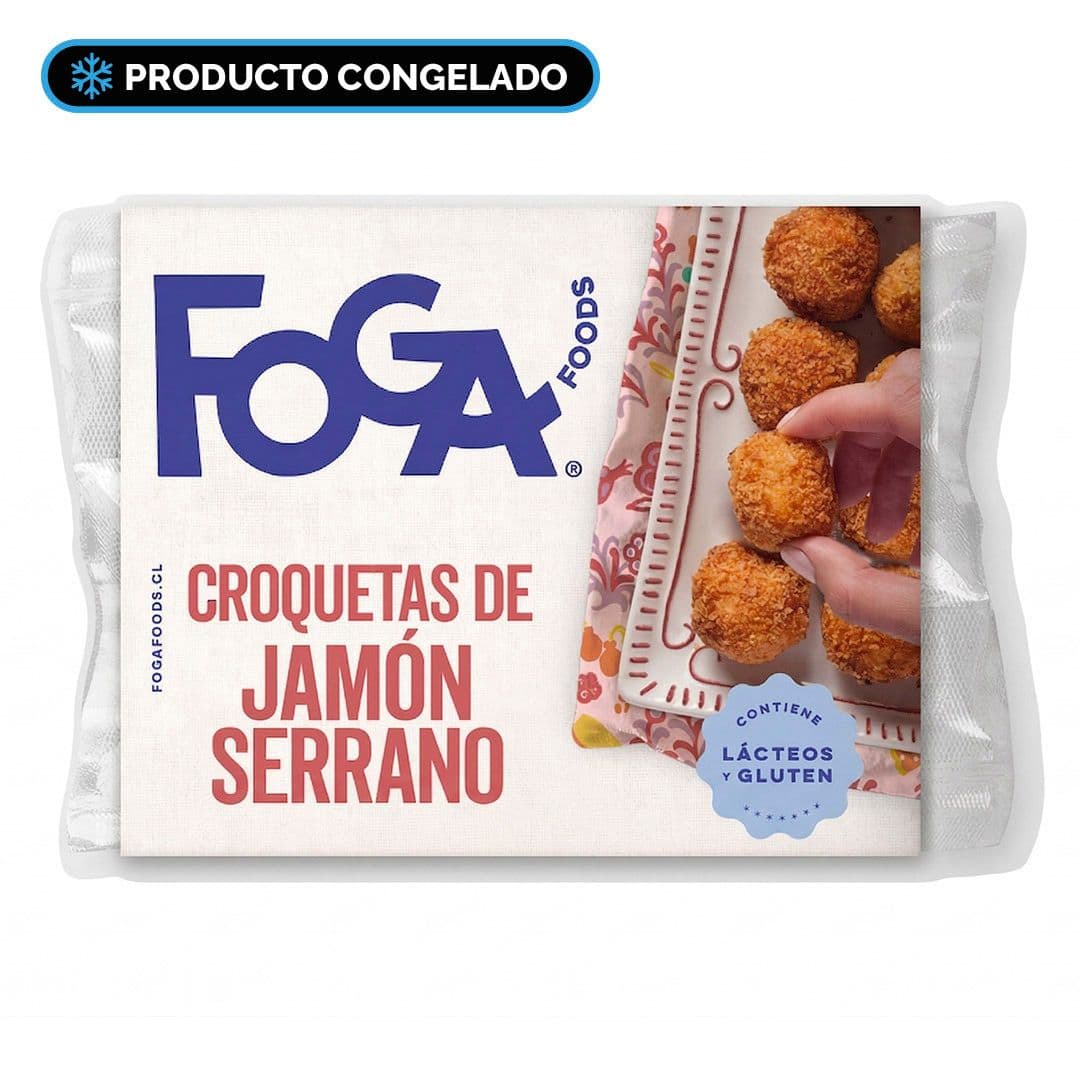 Croquetas de Jamón Serrano Foga Foods (12 unidades congeladas)_1