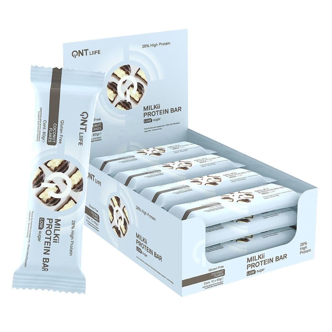 Barrita Proteína QNT Milkii Coco 60 grs (12 Unidades)_1