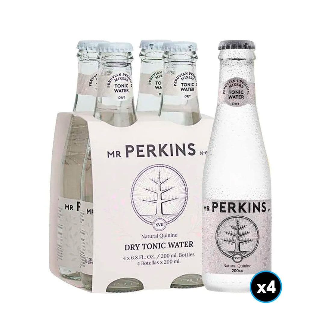 4x Agua Tónica Premium Mr Perkins Dry 200cc_1