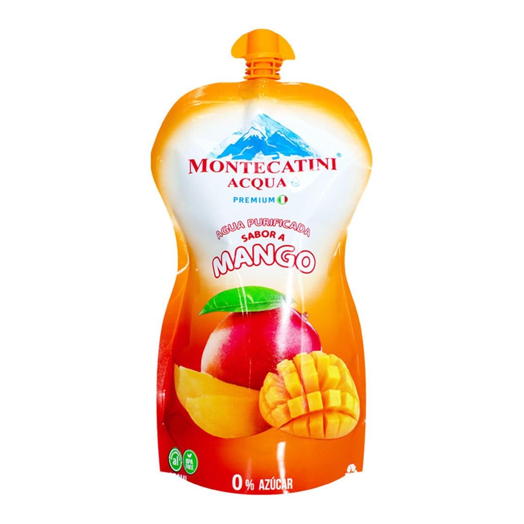 Agua Purificada Montecatini Sabor Mango Sin Gas 350cc_1