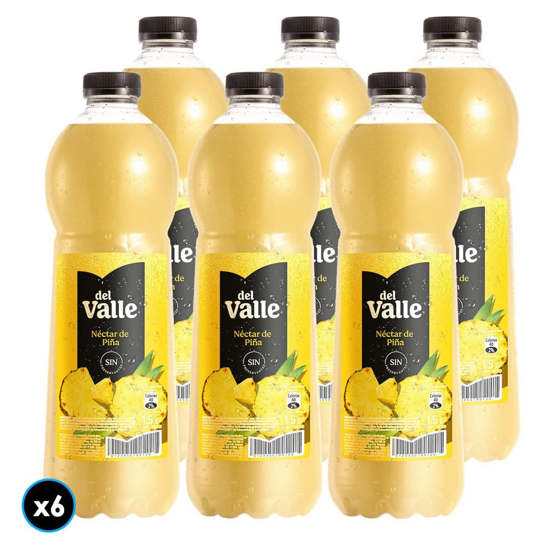 6x Néctar Del Valle Piña 1,5 Lt._1