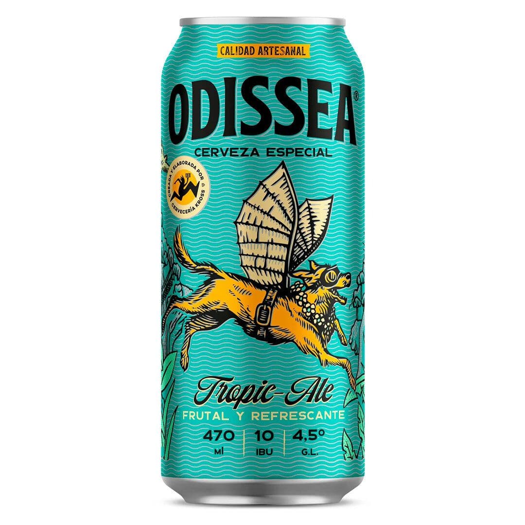 Cerveza Odissea Tropic Ale Lata 470cc_1