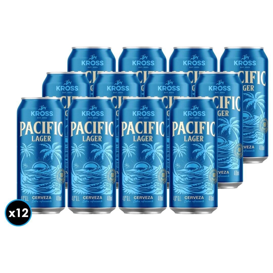 12x Cerveza Kross Pacific Lager 470cc_1