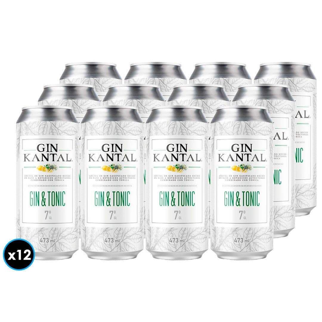 12x Gin Kantal Tonic 7° Lata 473 cc_1
