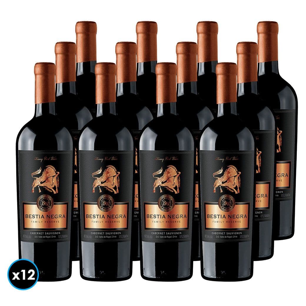 CAJA BESTIA NEGRA (Cabernet): 12x Vino Bestia Negra Cabernet Sauvignon 750cc_1