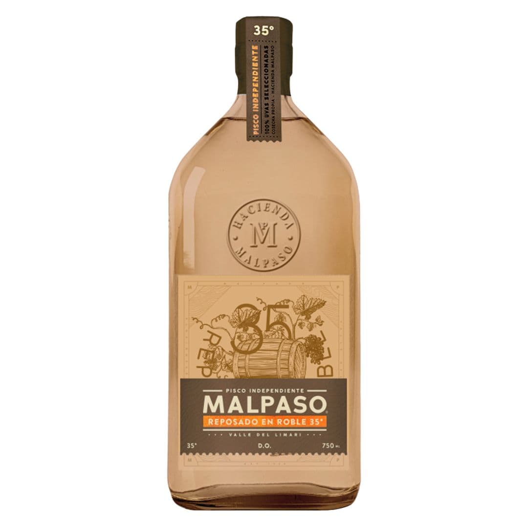 Pisco MalPaso Roble 750cc 35°alc._1