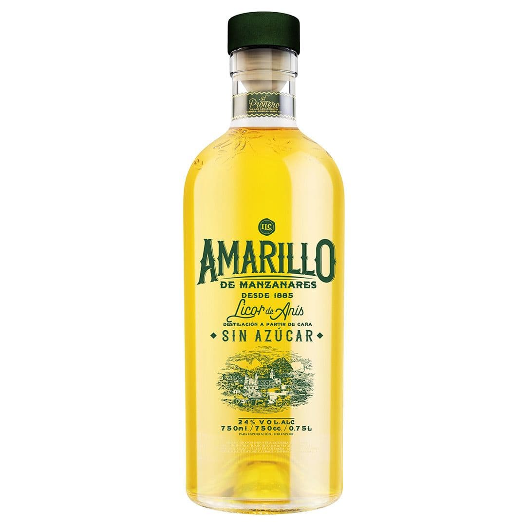 Licor De Anís Amarillo De Manizales Sin Azucar 750cc 24°alc._1