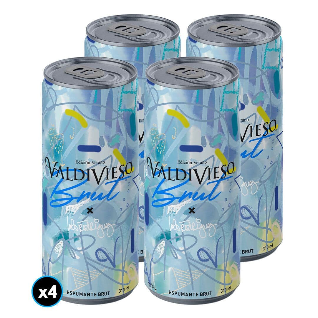 4x Espumante Valdivieso Brut en Lata 310cc_1