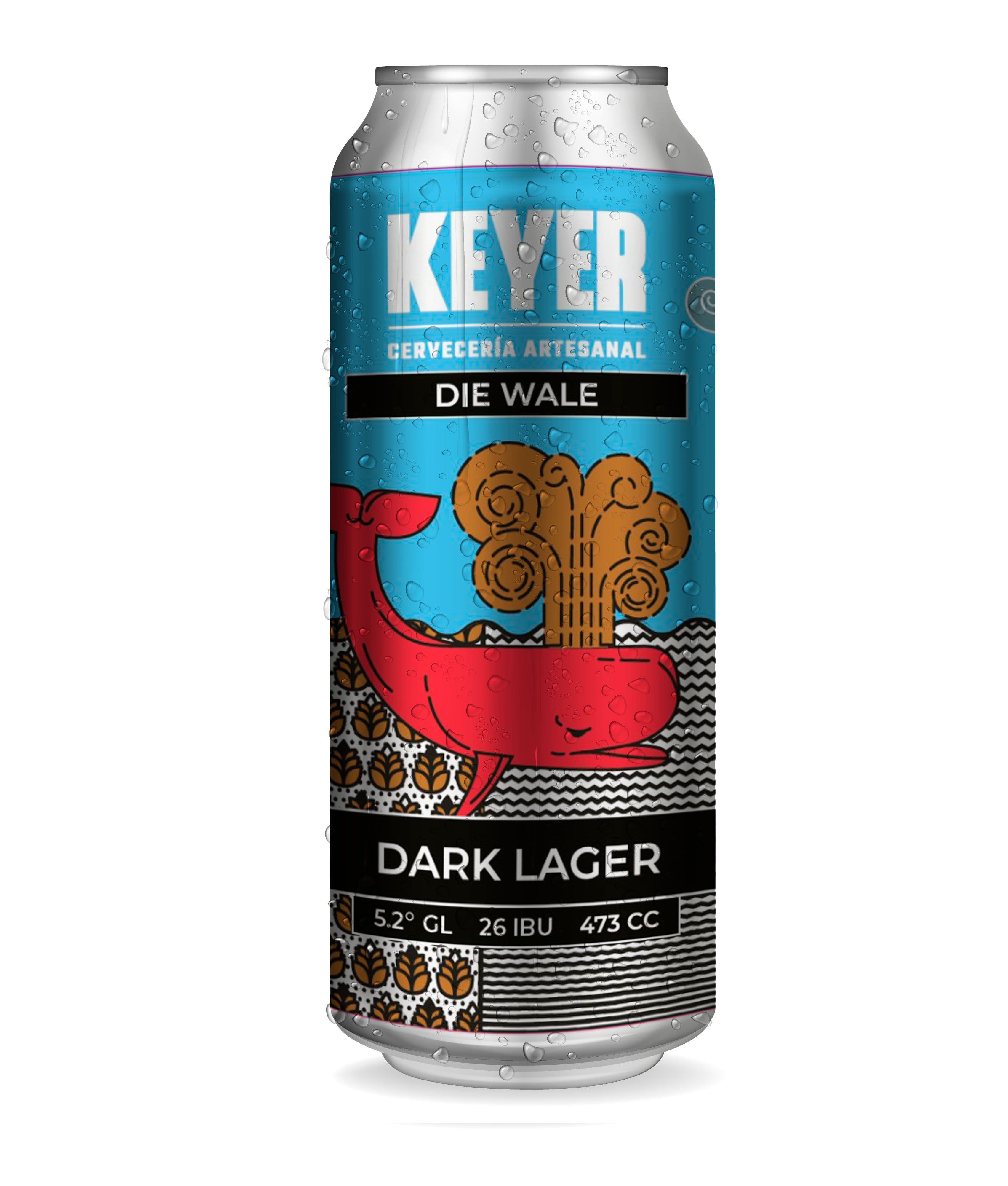 Cerveza Keyer Die Wale Dark Lager 5.2° Lata 473cc_1
