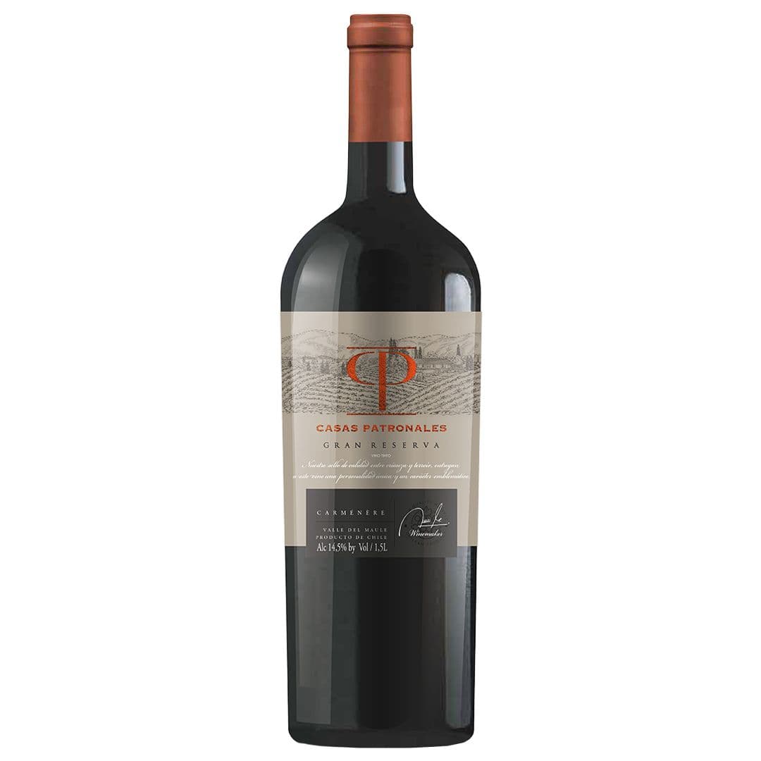 Vino Casas Patronales Gran Reserva Carmenere Magnum 1,5 Lts_1
