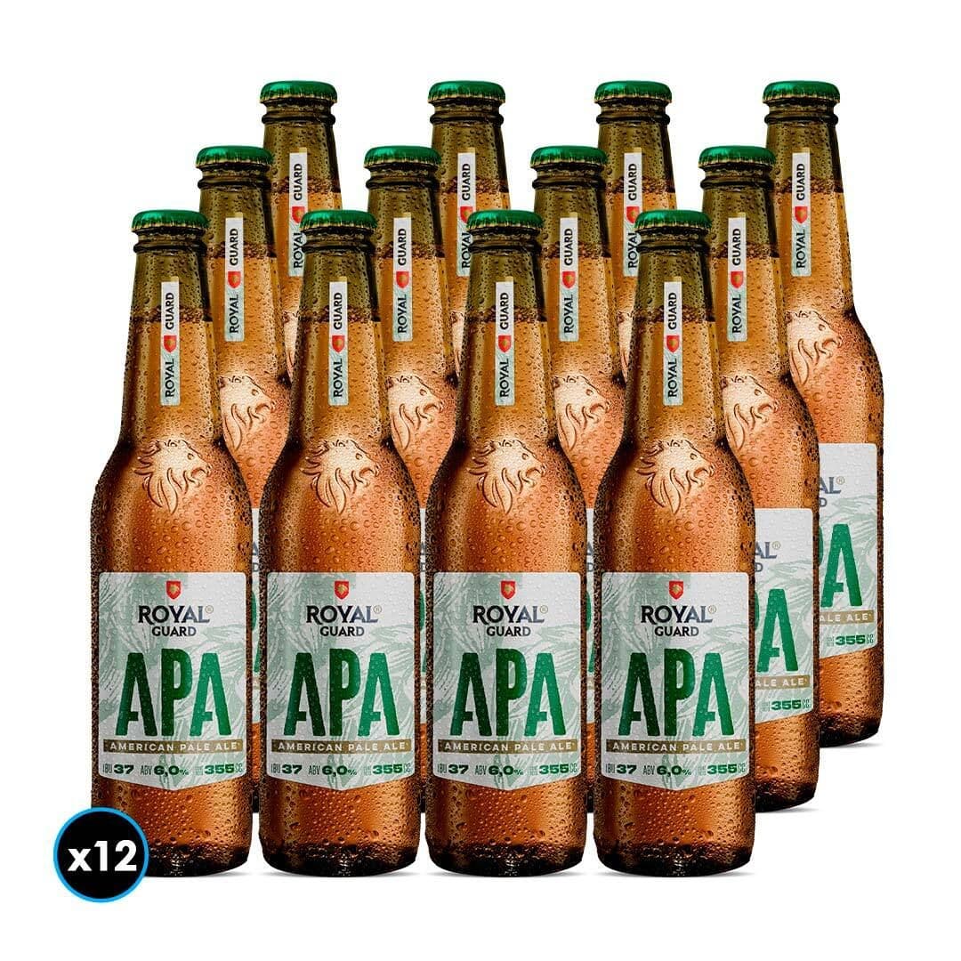 12x Cerveza Royal Guard APA en Botella 355cc_1