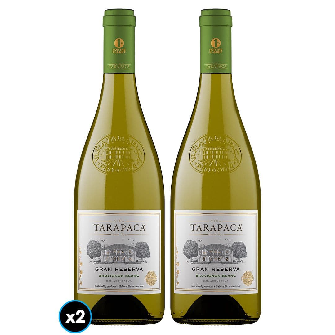2x Vino Tarapacá Gran Reserva Sauvignon Blanc 750cc_1