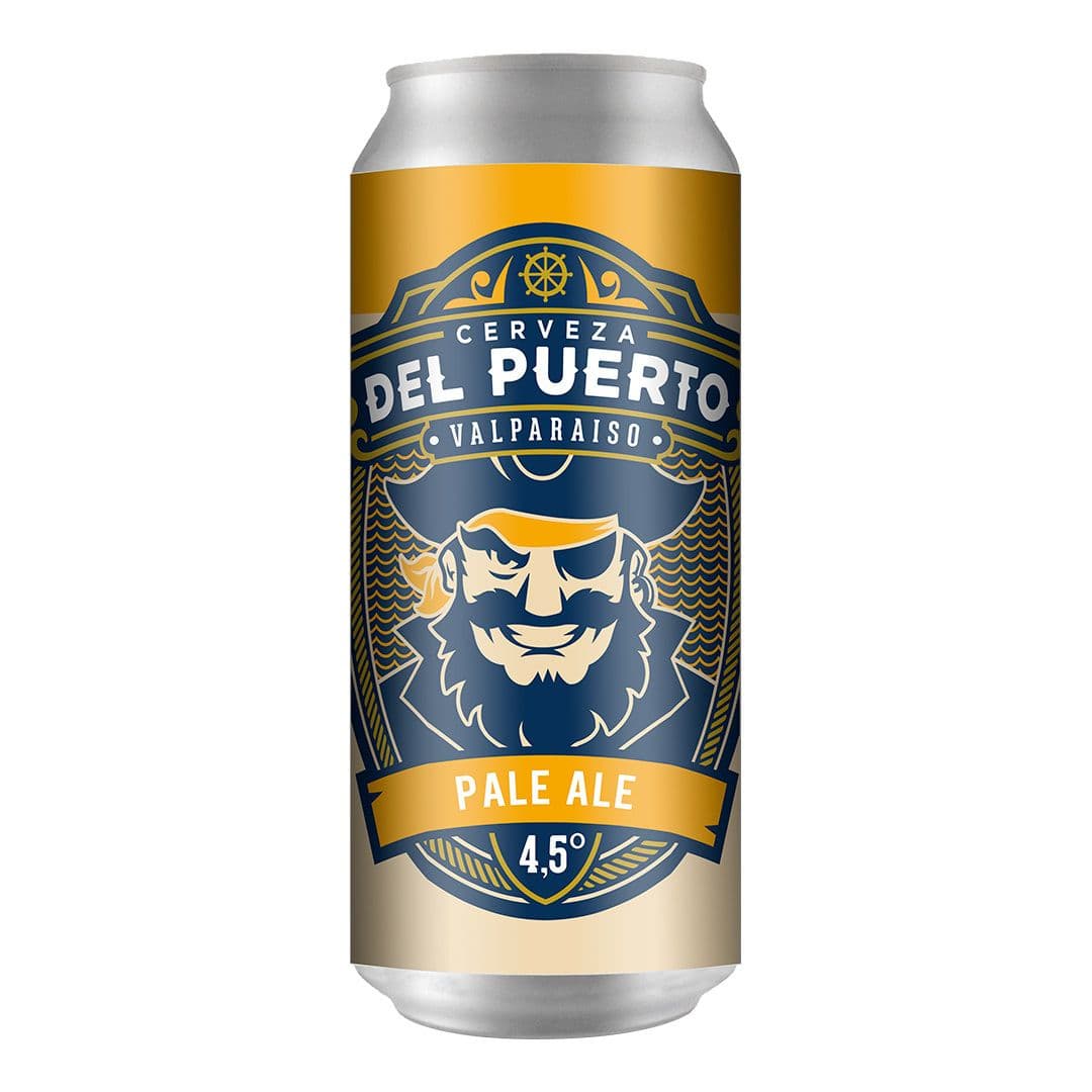 Cerveza Del Puerto Pale Ale Lata 473 CC 4.5° GL_1