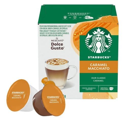 Cápsulas Café Starbucks Dolce Gusto Caramel Macchiato (6 porciones)_1