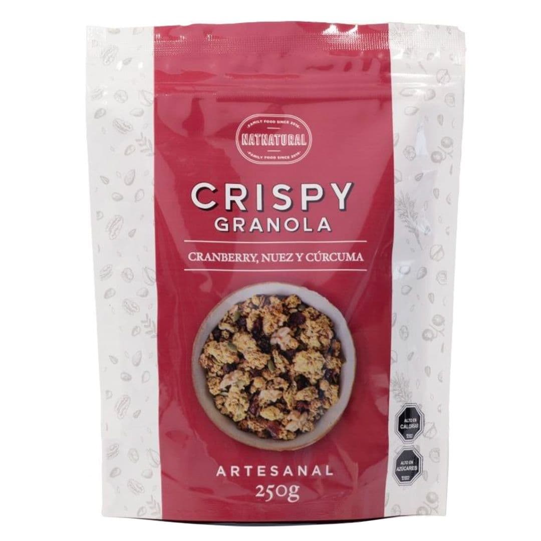 Granola Nat Cranberry, Nuez y Curcuma 250 grs._1