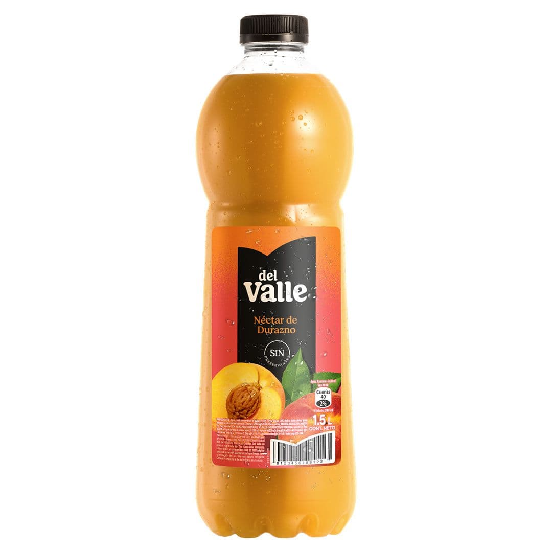Néctar Del Valle Durazno 1,5 Lt._1
